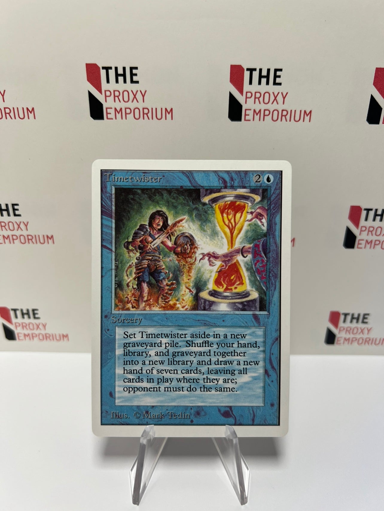 Timetwister - Unlimited - Magic The Gathering Proxy Card – The 
