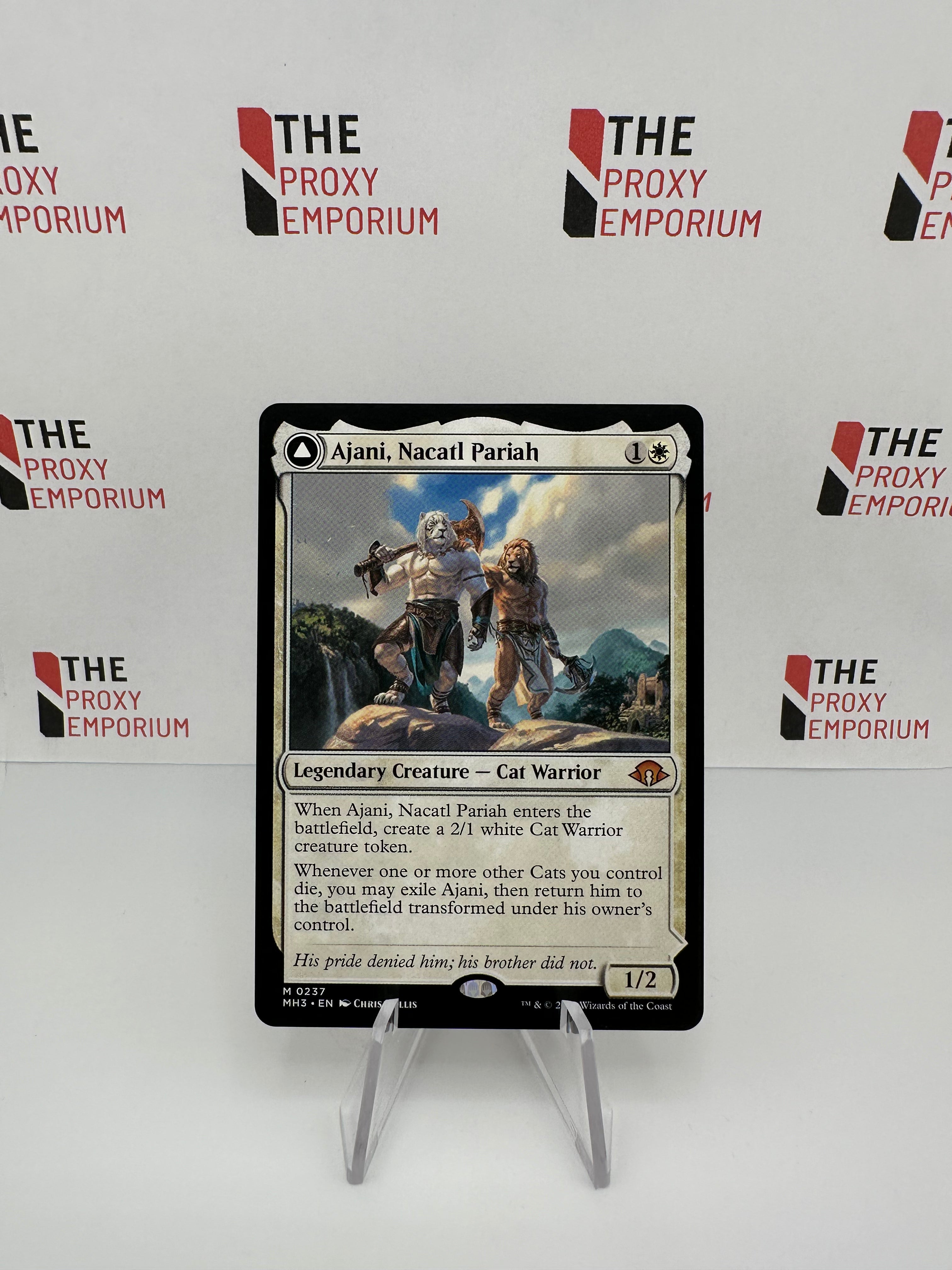 Ajani, Nacatl Pariah - Modern Horizons 3 - Magic The Gathering Proxy ...