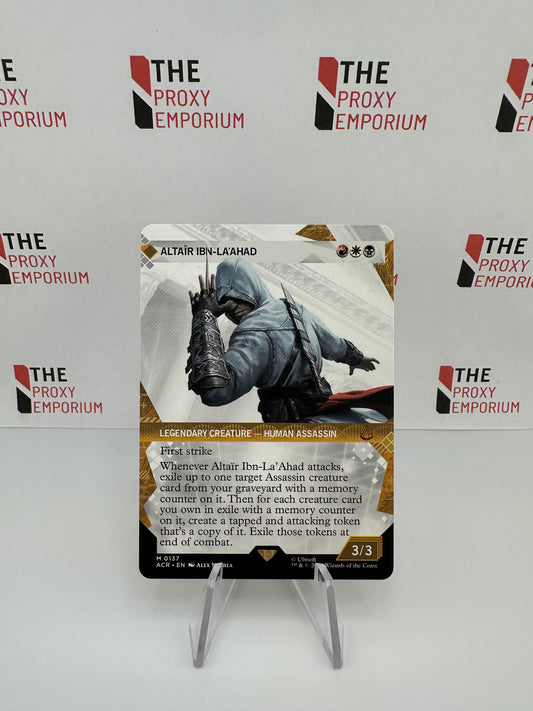 Altaïr Ibn-La'Ahad (Borderless) - Assassin's Creed - Magic The Gathering Card