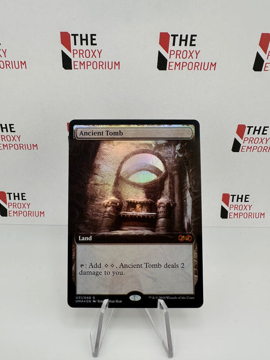 Ancient Tomb (FOIL, Borderless) - Ultimate Box Topper