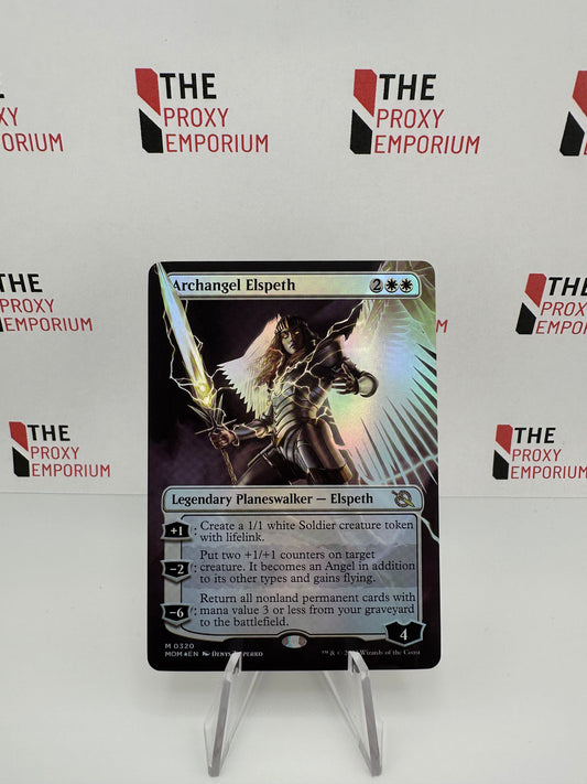 Archangel Elspeth (FOIL, Borderless) - March of the Machine