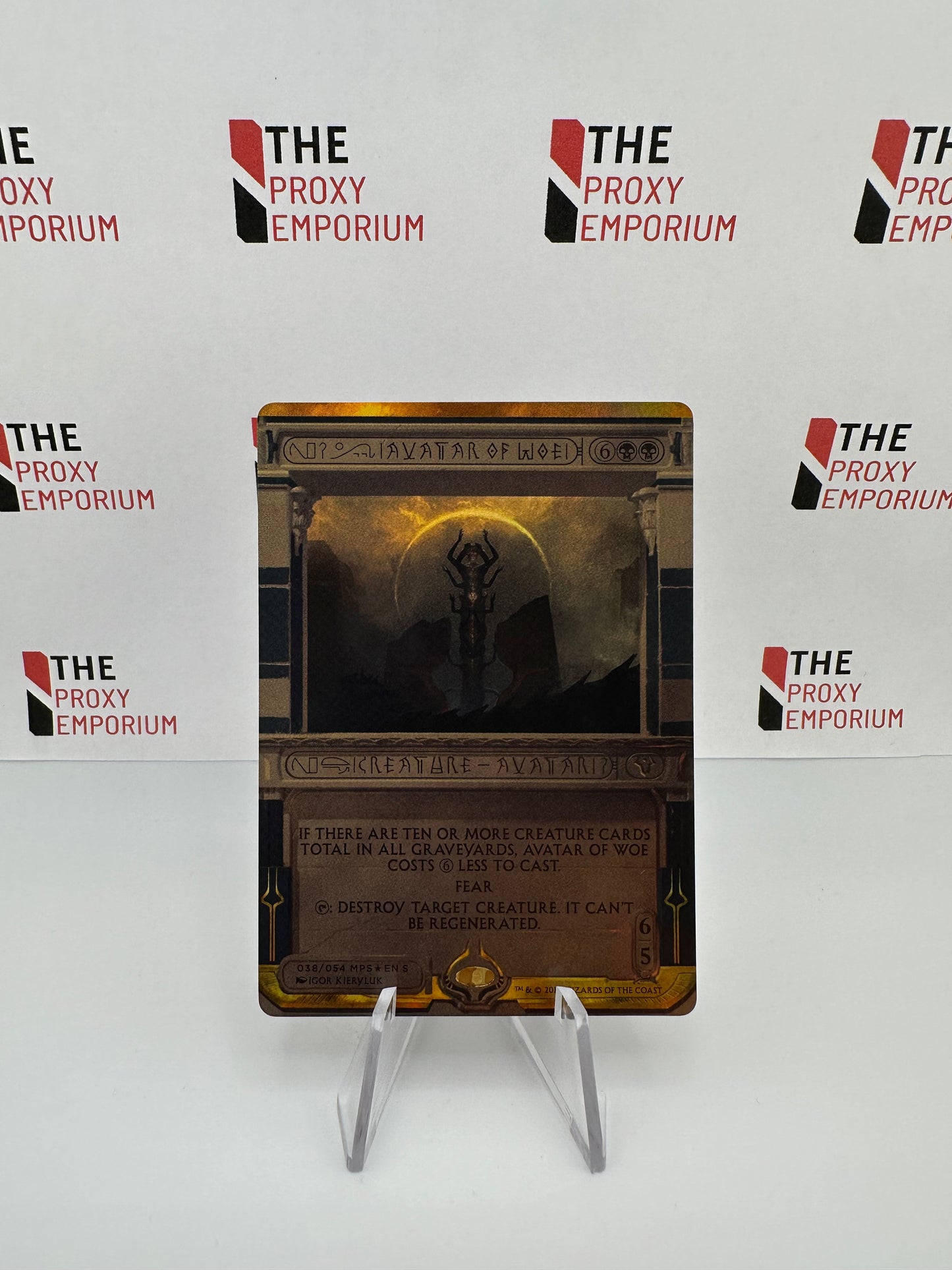 Avatar of Woe (FOIL) - Amonkhet Invocations