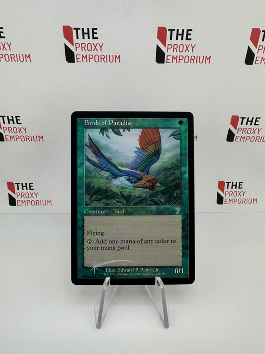 Birds of Paradise (FOIL) - Seventh Edition - Magic The Gathering Card