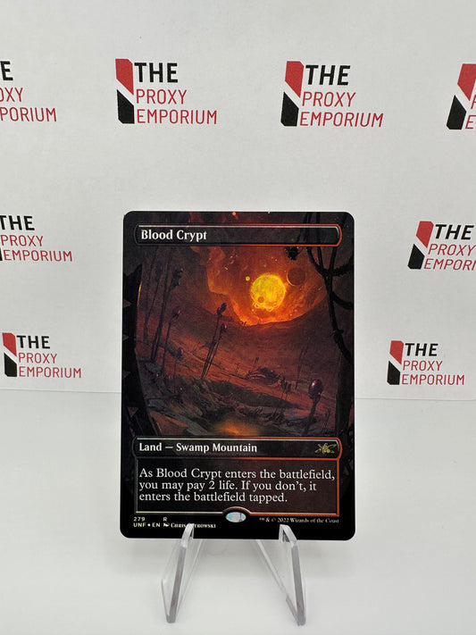 Blood Crypt (FOIL, Borderless) - Unfinity