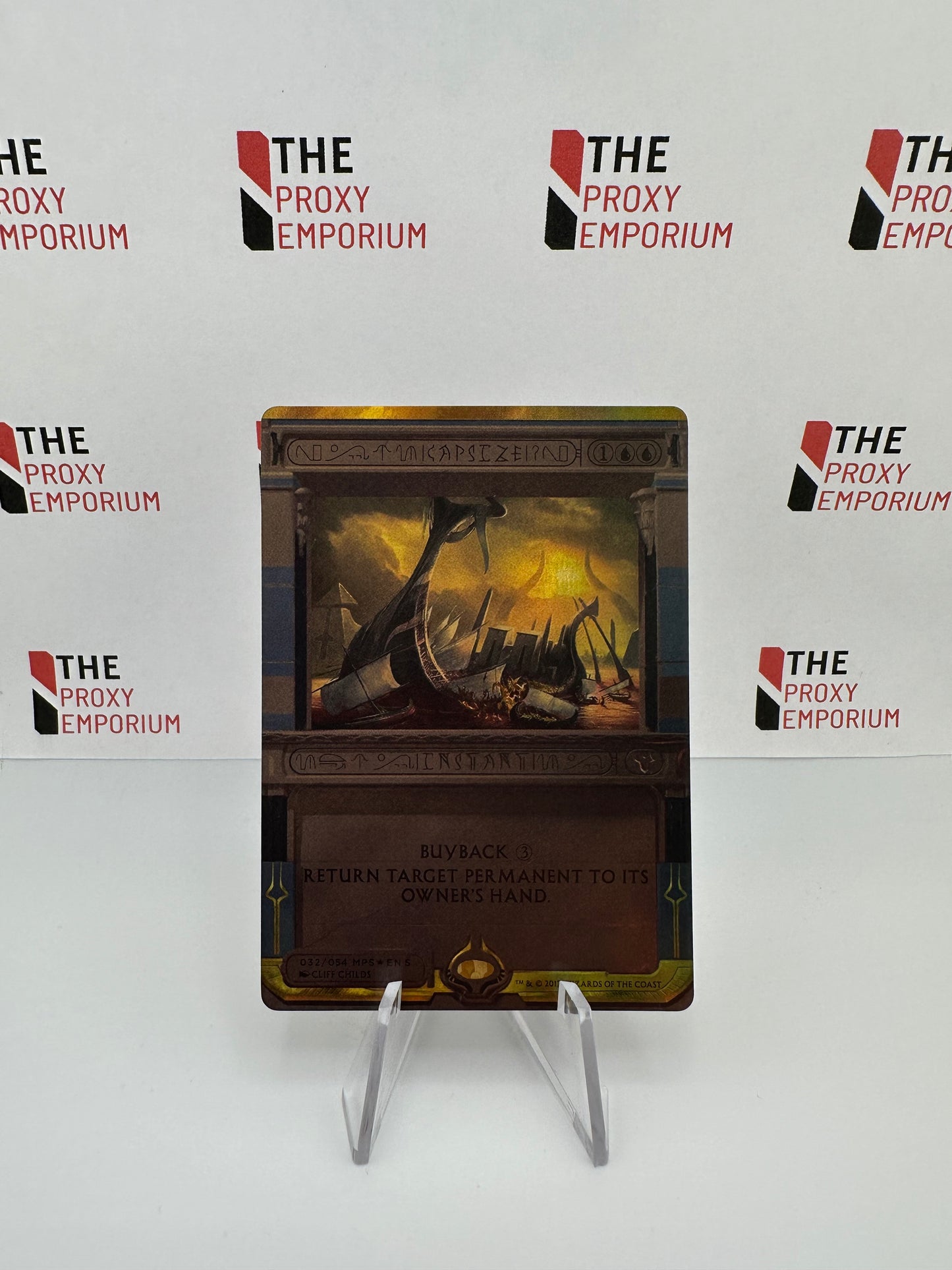 Capsize (FOIL) - Amonkhet Invocations - Magic The Gathering Card