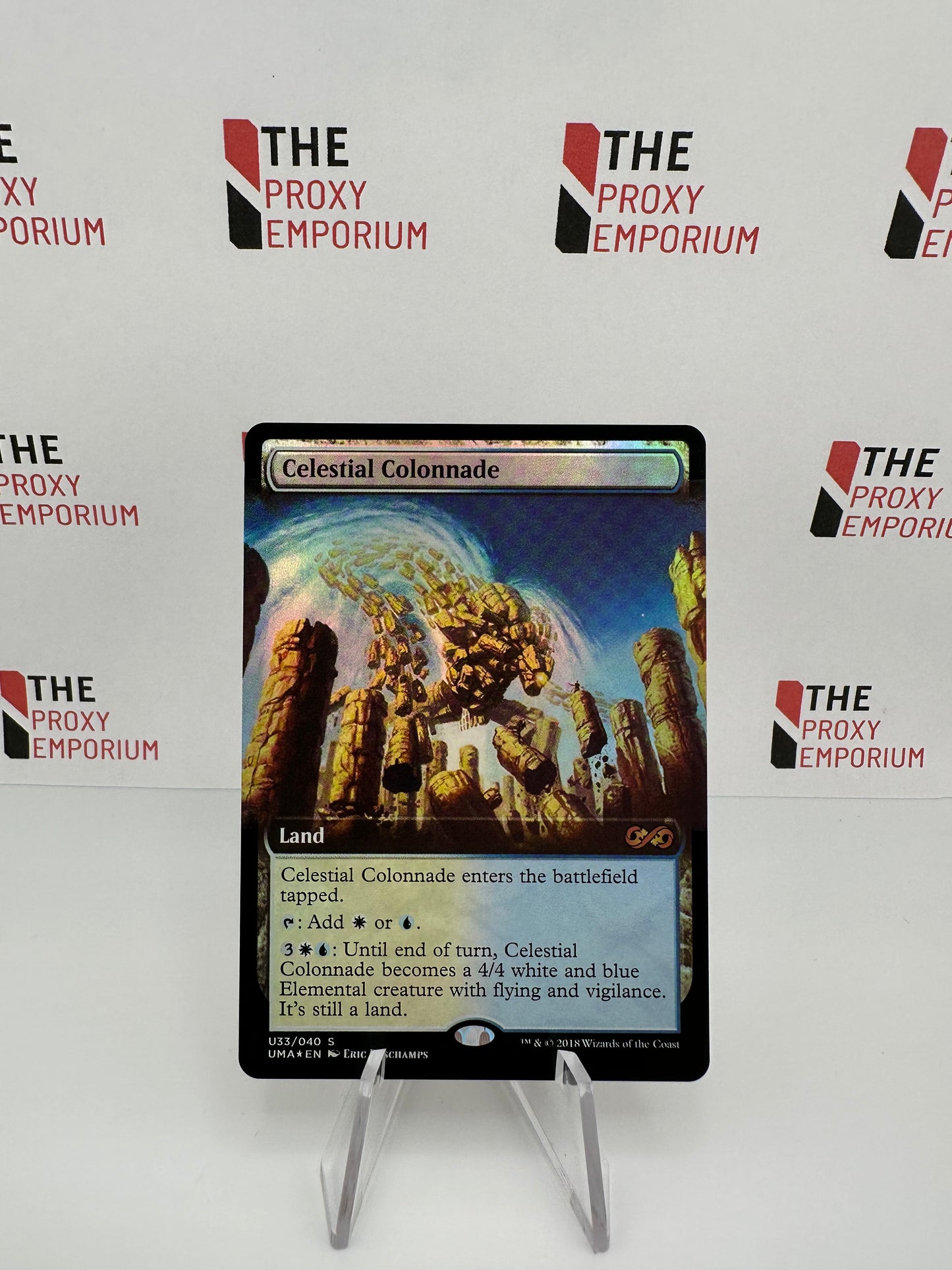 Celestial Colonnade (FOIL, Borderless) - Ultimate Box Topper - Magic The Gathering Card