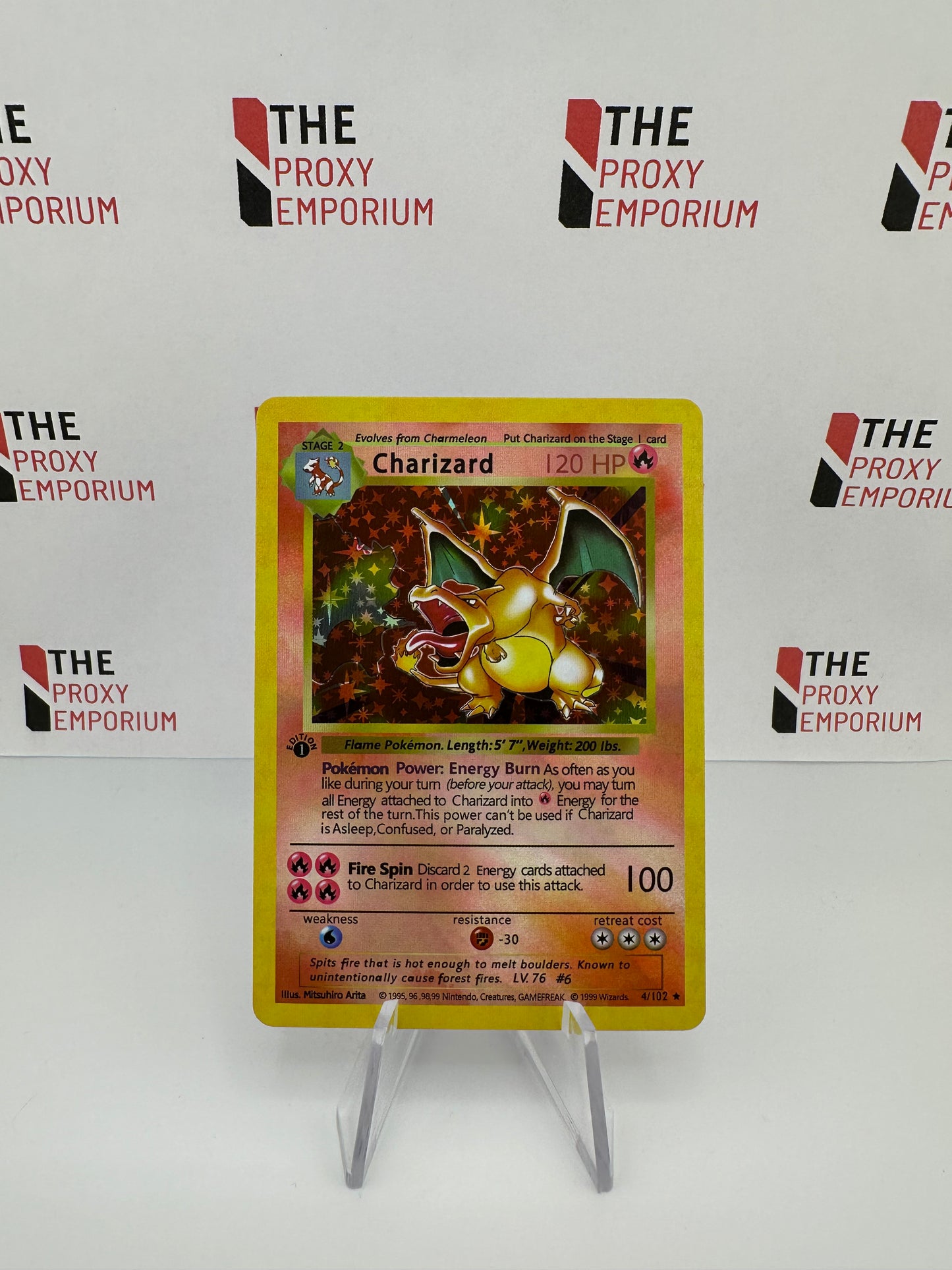 Charizard (HOLO, 1st Edition) - Base - Pokemon Card