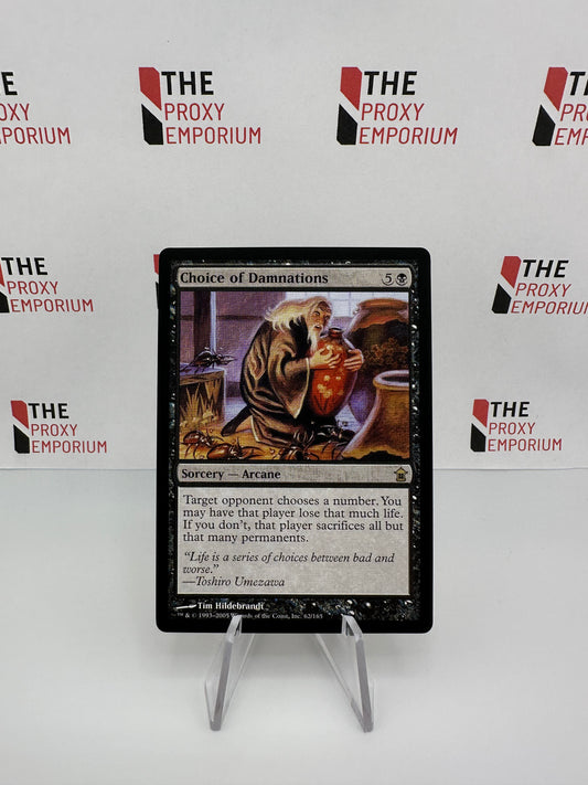 Choice of Damnations - Saviors of Kamigawa - Magic The Gathering Card