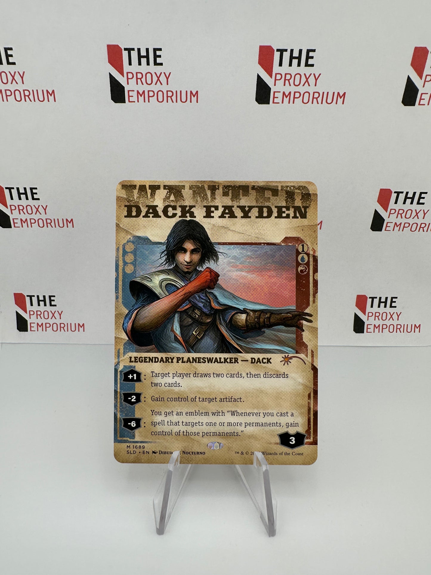 Dack Fayden (Borderless) - Secret Lair Drop - Magic The Gathering Card