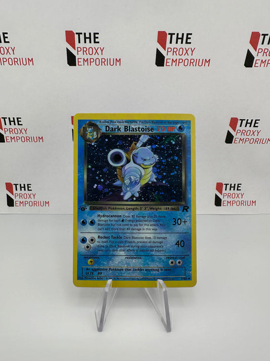 Dark Blastoise (HOLO, 1st Edition) - Team Rocket - Pokemon Card