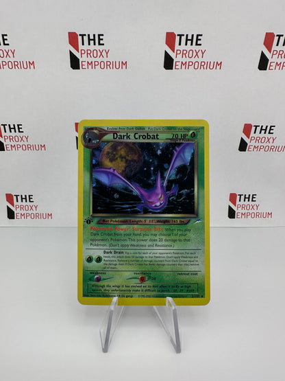 Dark Crobat (HOLO, 1st Edition) - Neo Destiny - Pokemon Card