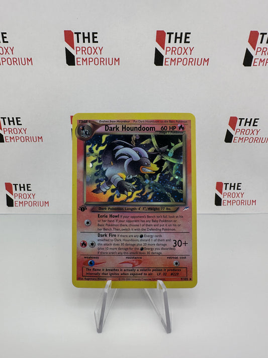 Dark Houndoom (HOLO, 1st Edition) - Neo Destiny - Pokemon Card