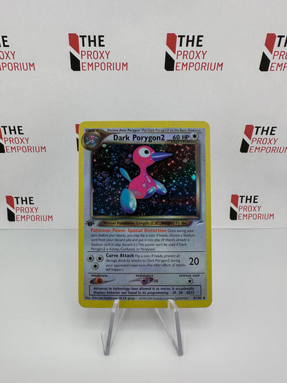 Dark Porygon 2 (HOLO, 1st Edition) - Neo Destiny - Pokemon Card