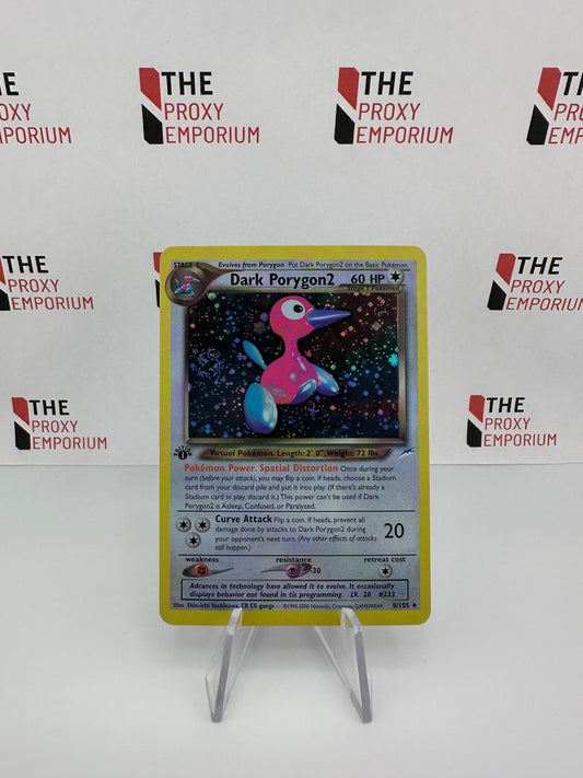 Dark Porygon 2 (HOLO, 1st Edition) - Neo Destiny - Pokemon Card