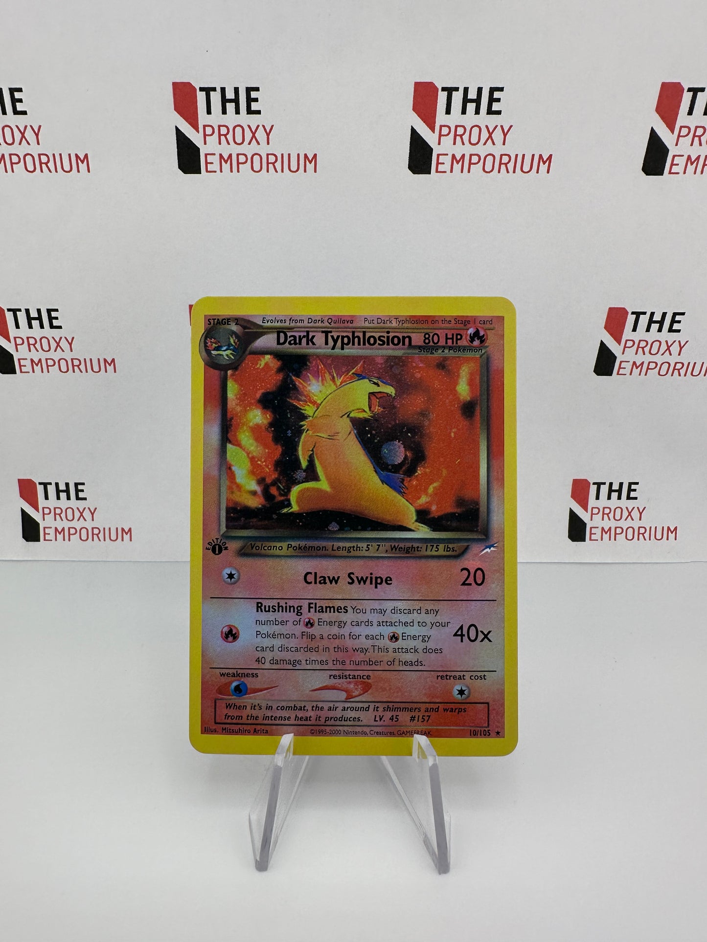 Dark Typhlosion (HOLO, 1st Edition) - Neo Destiny - Pokemon Card