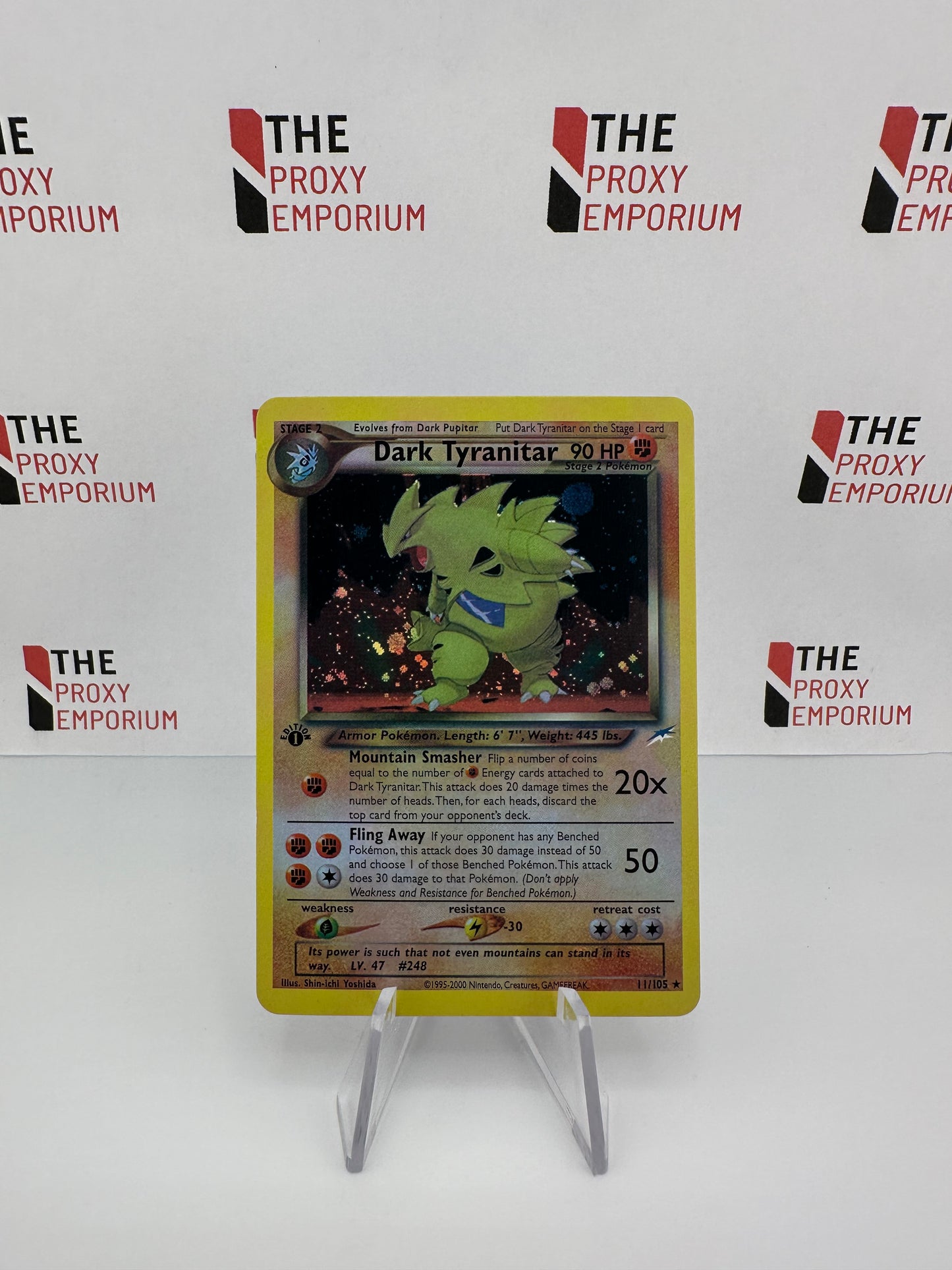 Dark Tyranitar (HOLO, 1st Edition) - Neo Destiny - Pokemon Card