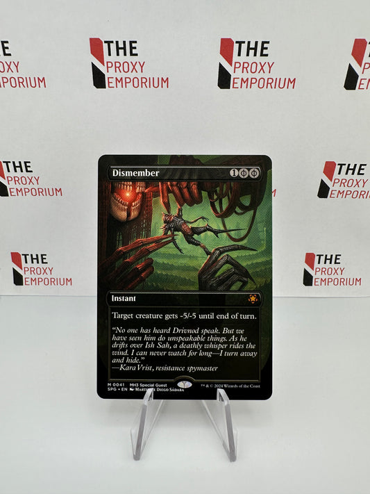 Dismember (Borderless) - Special Guests - Magic The Gathering Card