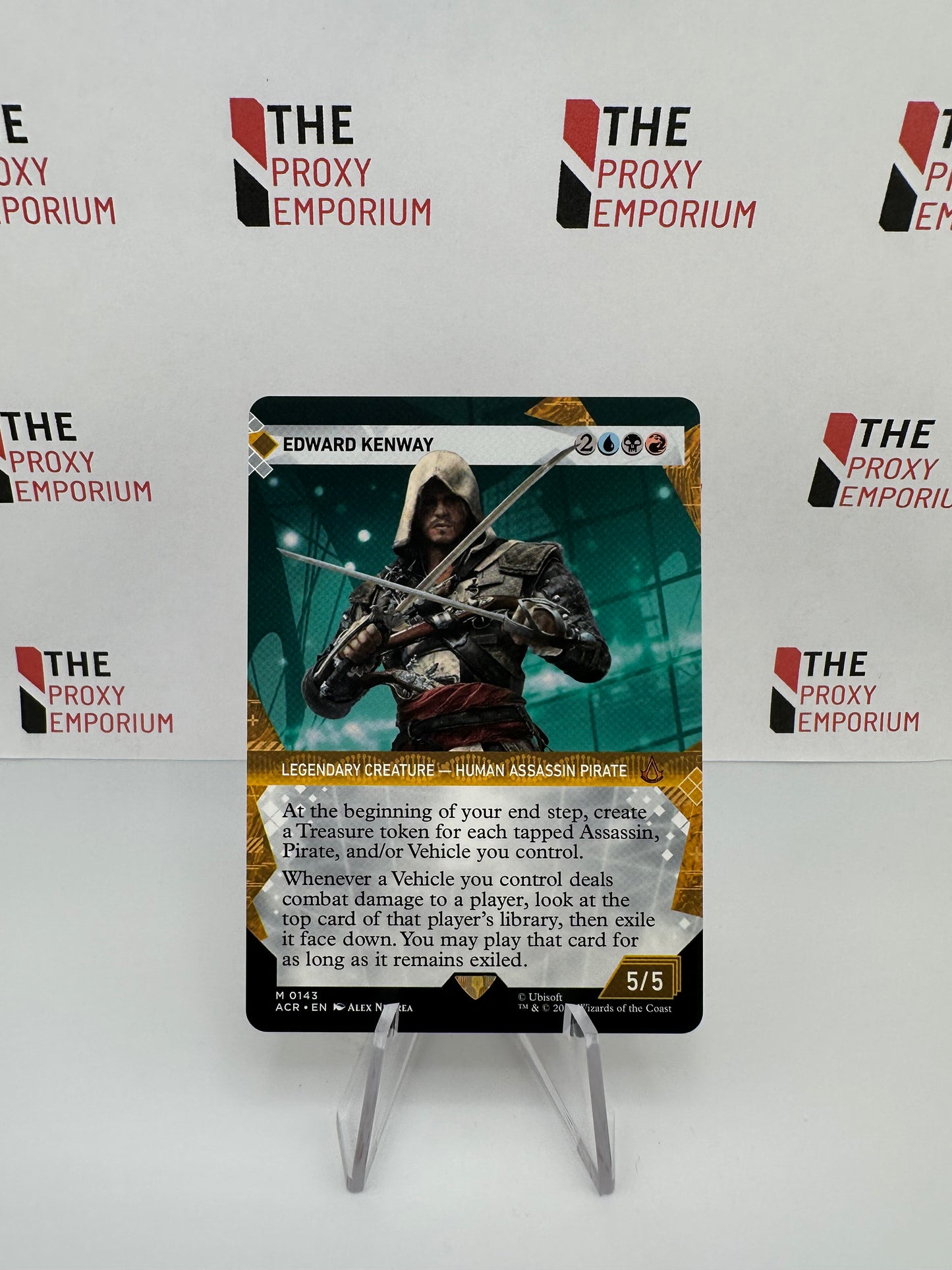 Edward Kenway (Borderless) - Assassin's Creed - Magic The Gathering Card