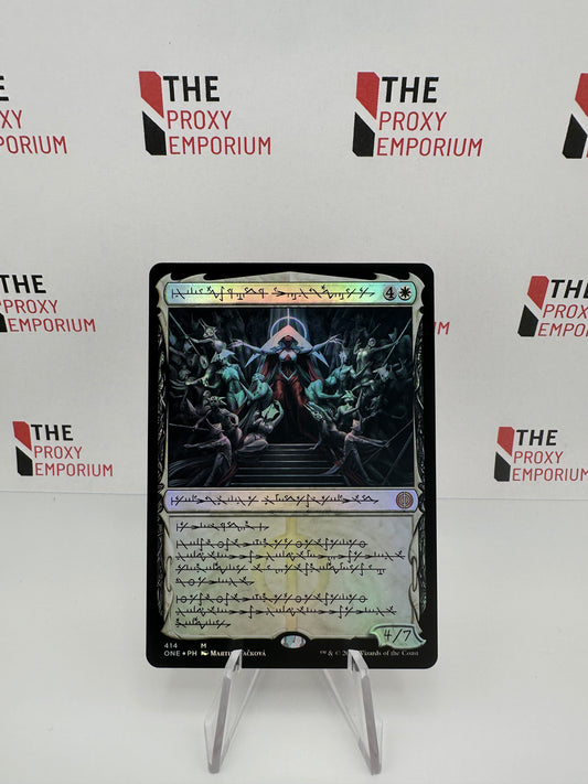 Elesh Norn, Mother of Machines (FOIL, 414) - Phyrexia All Will Be One - Magic The Gathering Card