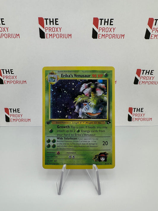 Erika's Venusaur (HOLO, 1st Edition) - Gym Challenge - Pokemon Card