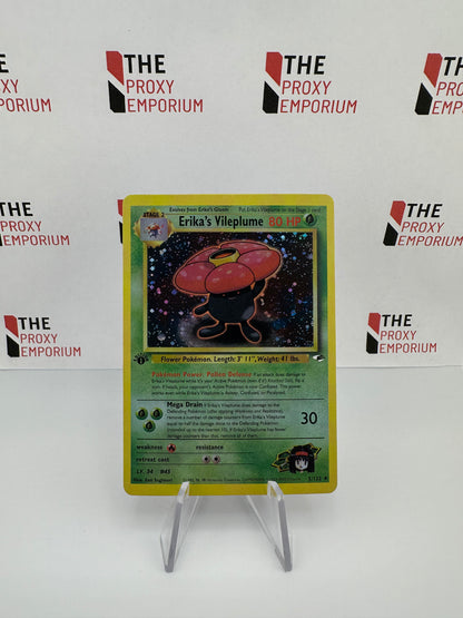 Erika's Vileplume (HOLO, 1st Edition) - Gym Heroes - Pokemon Card