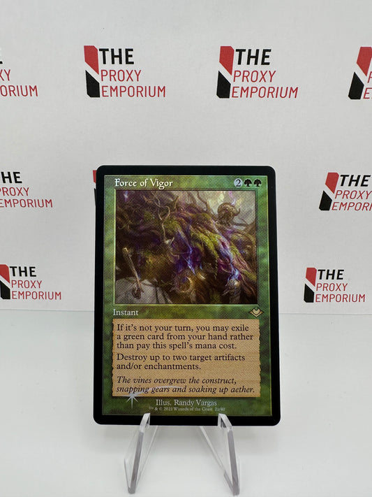 Force of Vigor (FOIL) - Modern Horizons 1 Timeshifts - Magic The Gathering Card