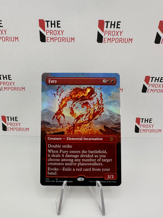 Fury (FOIL, Borderless) - Modern Horizons 2 - Magic The Gathering Card