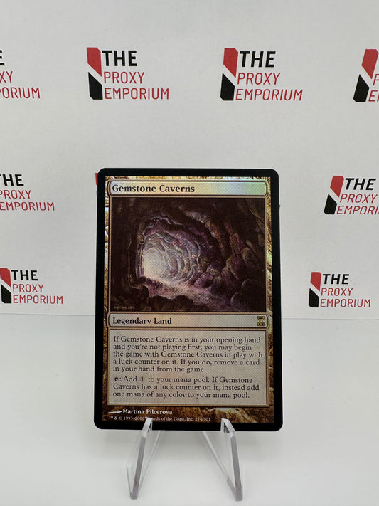 Gemstone Caverns (FOIL) - Time Spiral - Magic The Gathering Card