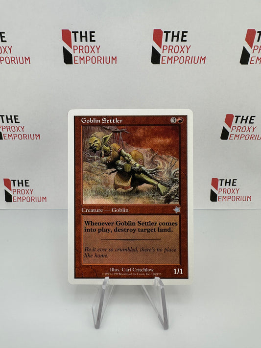 Goblin Settler - Starter 1999 - Magic The Gathering Card