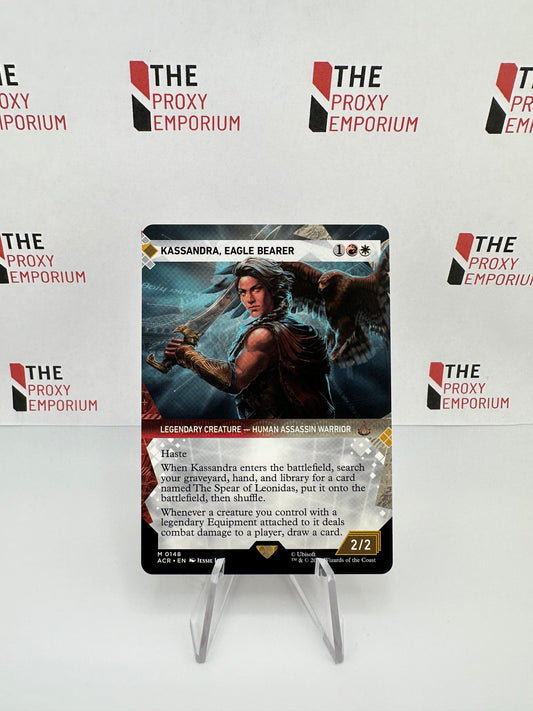 Kassandra, Eagle Bearer (Borderless) - Assassin's Creed - Magic The Gathering Card