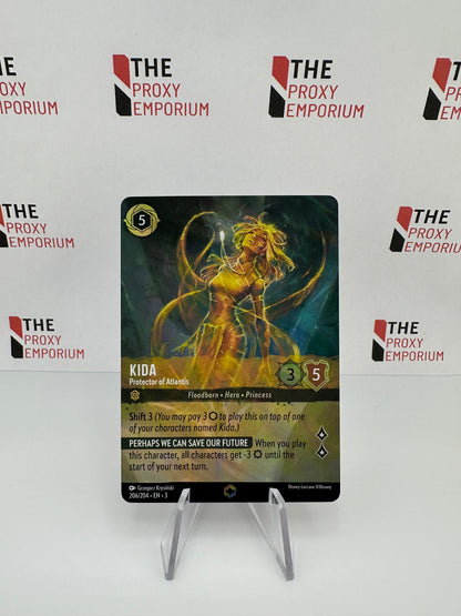 Kida Protector of Atlantis (FOIL, Enchanted) - Into The Inklands - Disney Lorcana Card