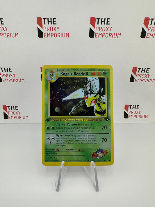 Koga's Beedrill (HOLO, 1st Edition) - Gym Challenge - Pokemon Card