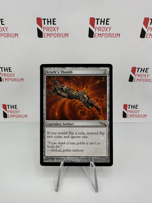 Krark's Thumb - Mirrodin - Magic The Gathering Card