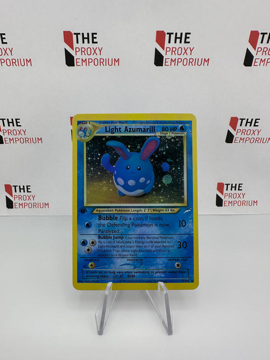 Light Azumarill (HOLO, 1st Edition) Neo Destiny - Pokemon Card