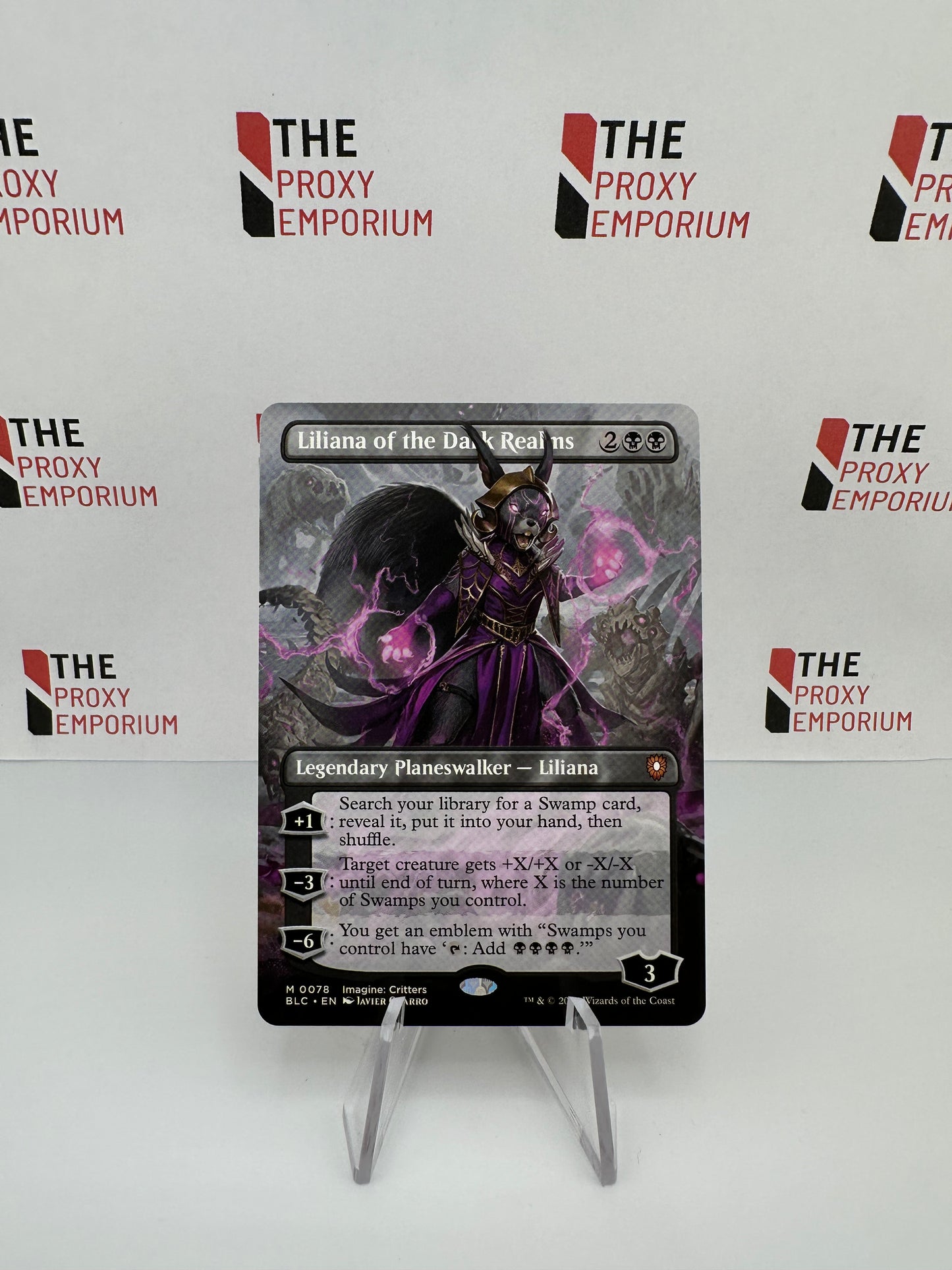 Liliana of the Dark Realms (Borderless) - Bloomburrow Commander