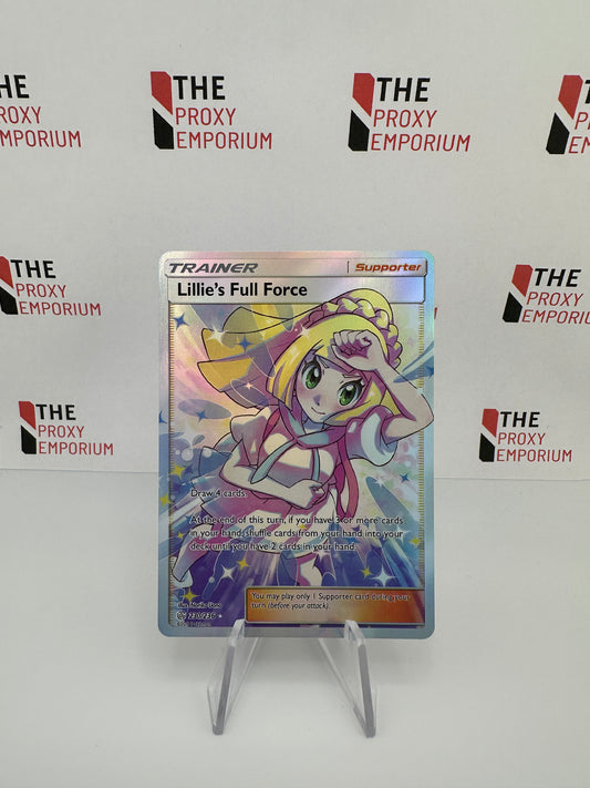 Lillie's Full Force Trainer 230/236 (FOIL) - Sun & Moon - Cosmic Eclipse