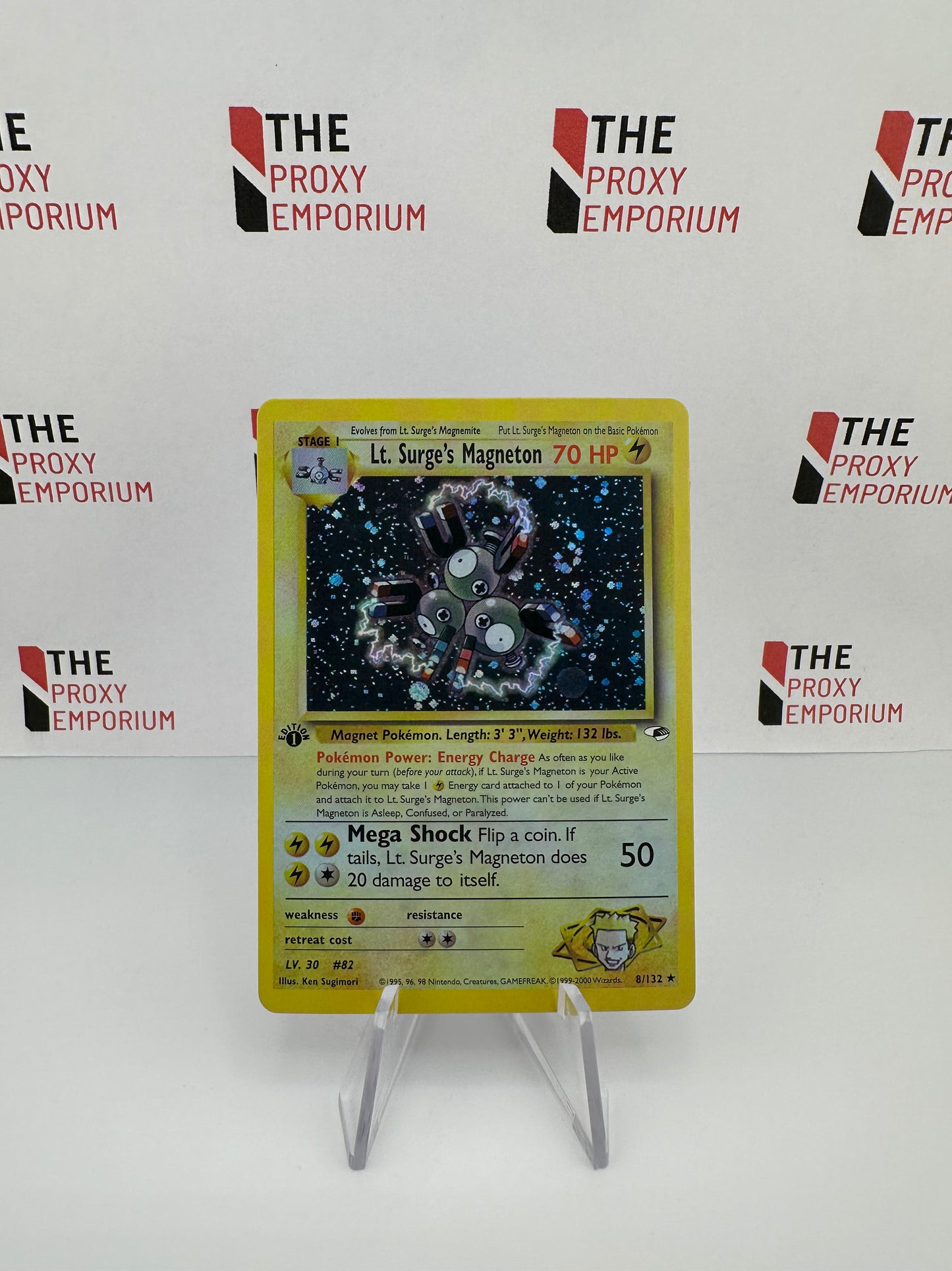 Lt. Surge's Magneton (HOLO, 1st Edition) - Gym Heroes - Pokemon Card