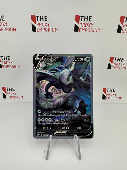 Lugia V 186/195 (FOIL) - Sword & Shield - Silver Tempest - Pokemon Card