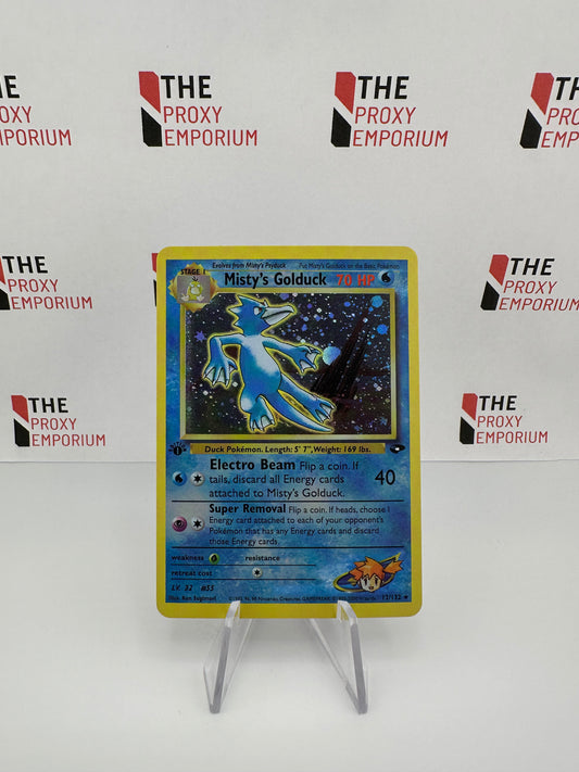 Misty's Golduck (HOLO, 1st Edition) - Gym Challenge - Pokemon Card