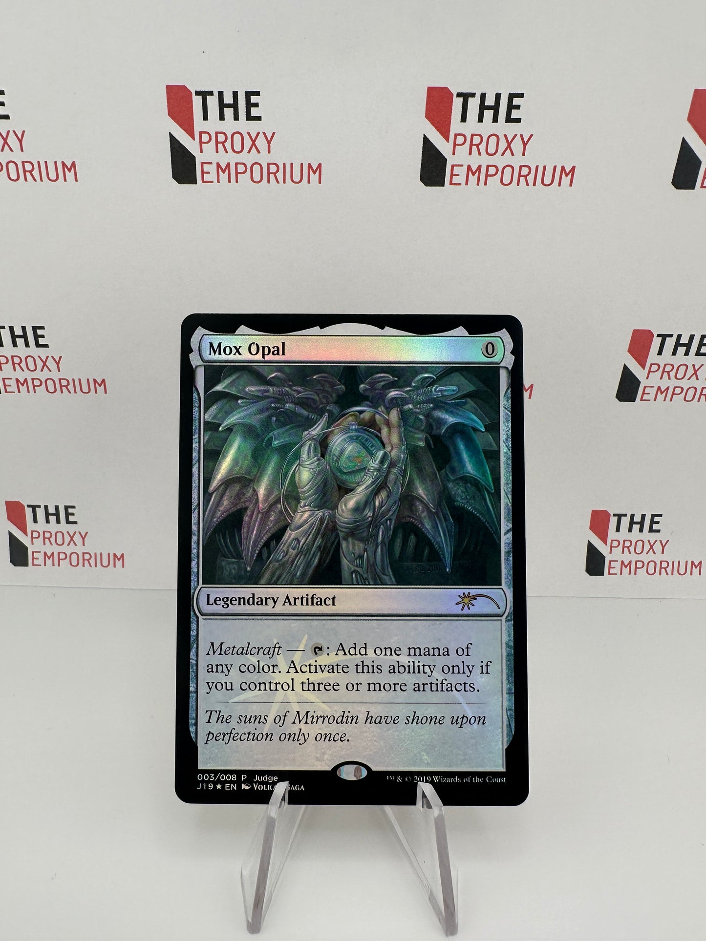 Mox Opal (FOIL) - Judge Gift Cards 2019 - Magic The Gathering Card