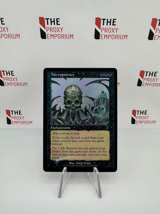 Necropotence (FOIL) - Deckmasters - Magic The Gathering Card