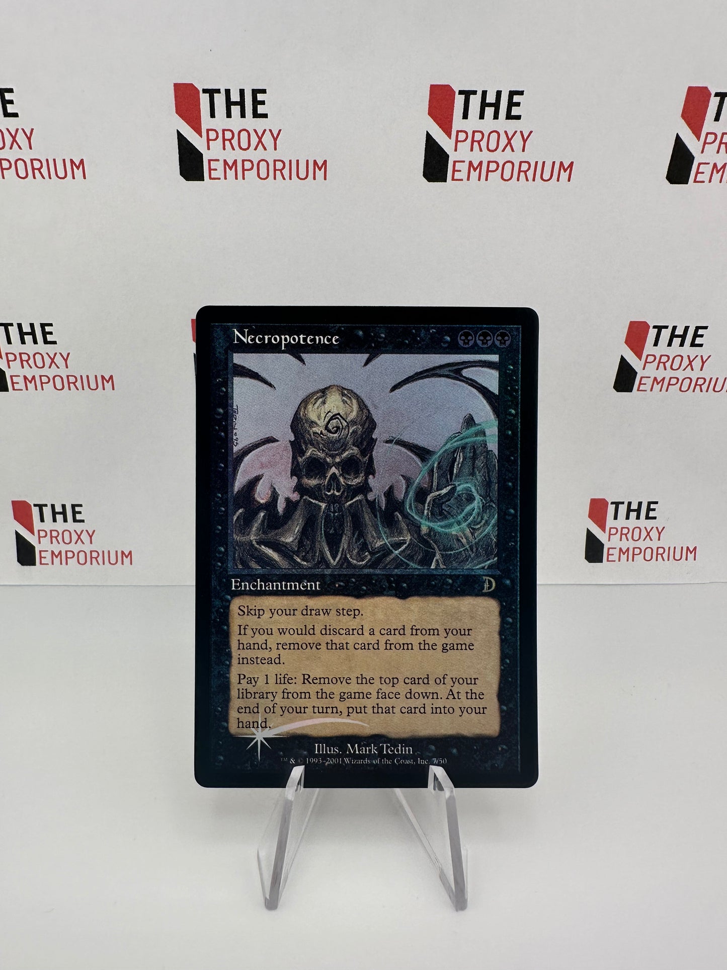 Necropotence (FOIL) - Deckmasters - Magic The Gathering Card