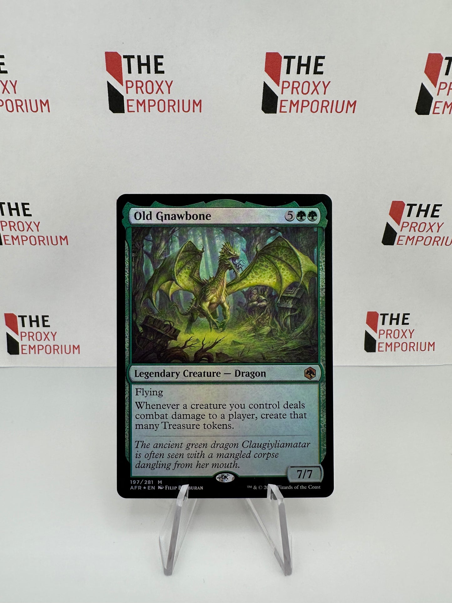 Old Gnawbone (FOIL) - Adventures in the Forgotten Realms - Magic The Gathering Card