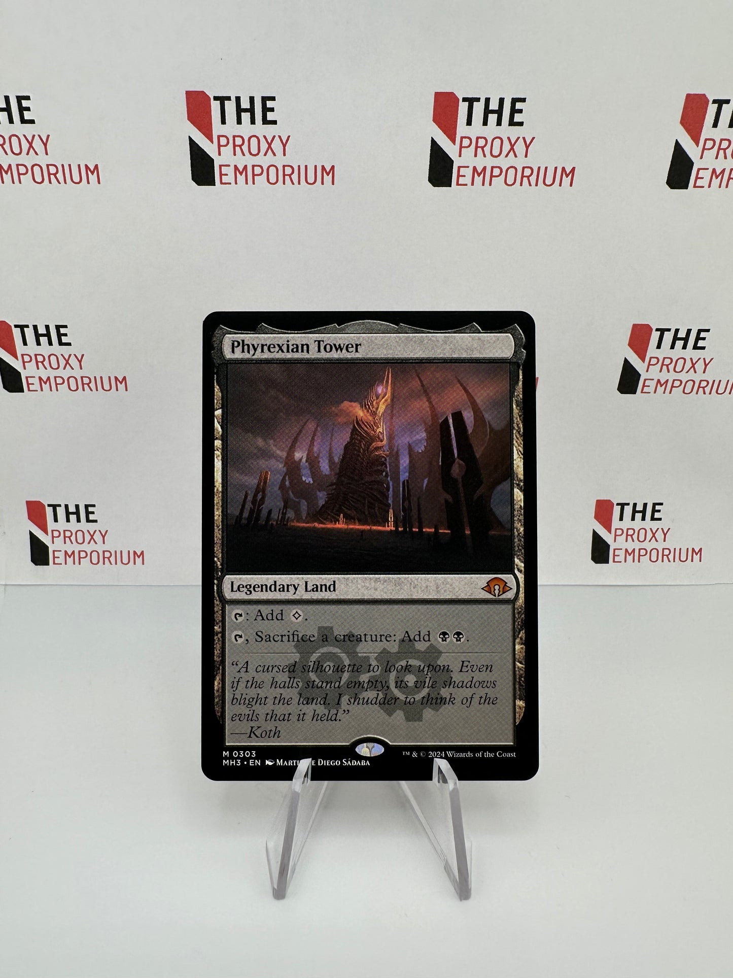 Phyrexian Tower - Modern Horizons 3 - Magic The Gathering Card