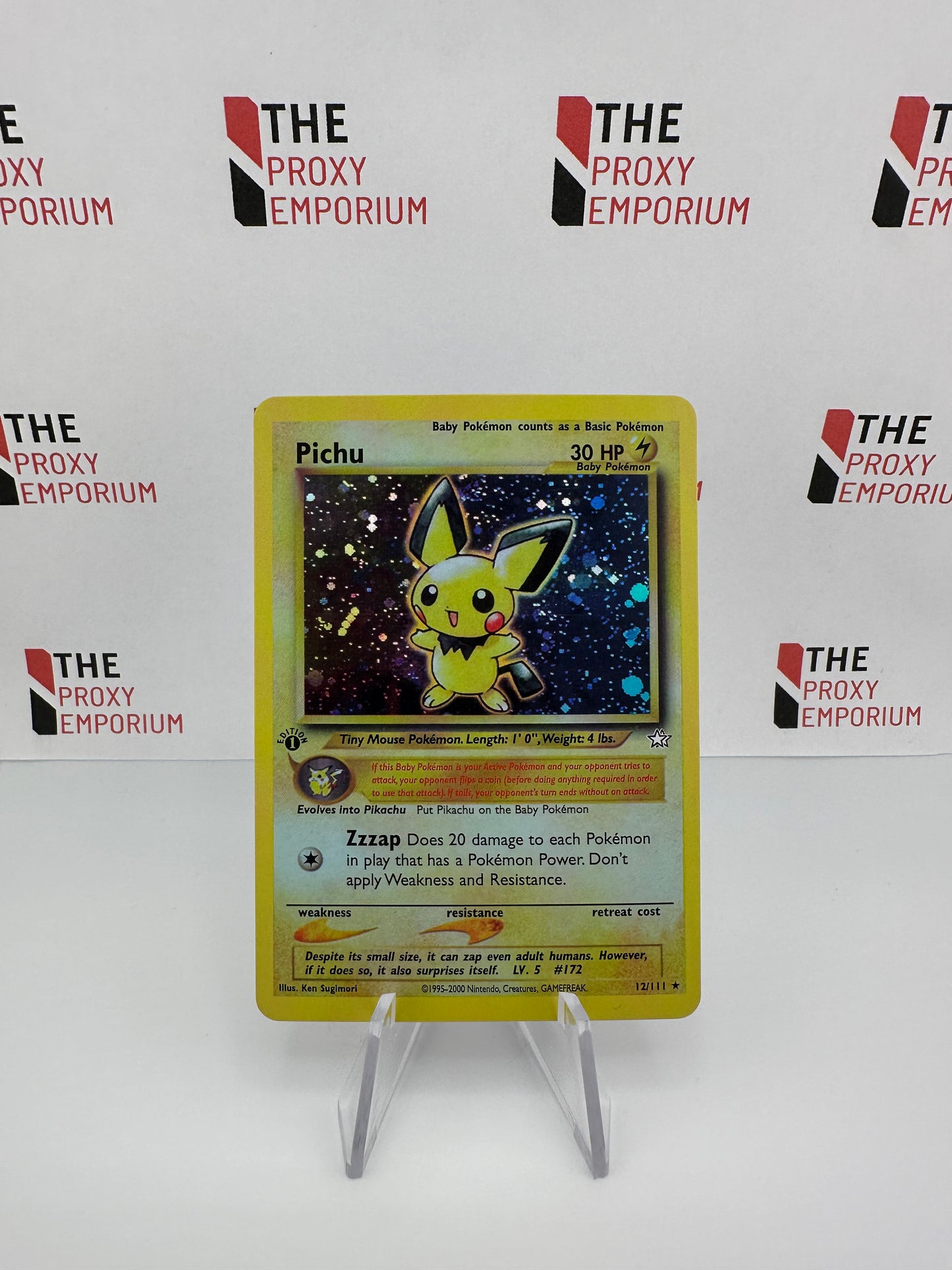 Pichu (HOLO, 1st Edition) - Neo Genesis - Pokemon Card