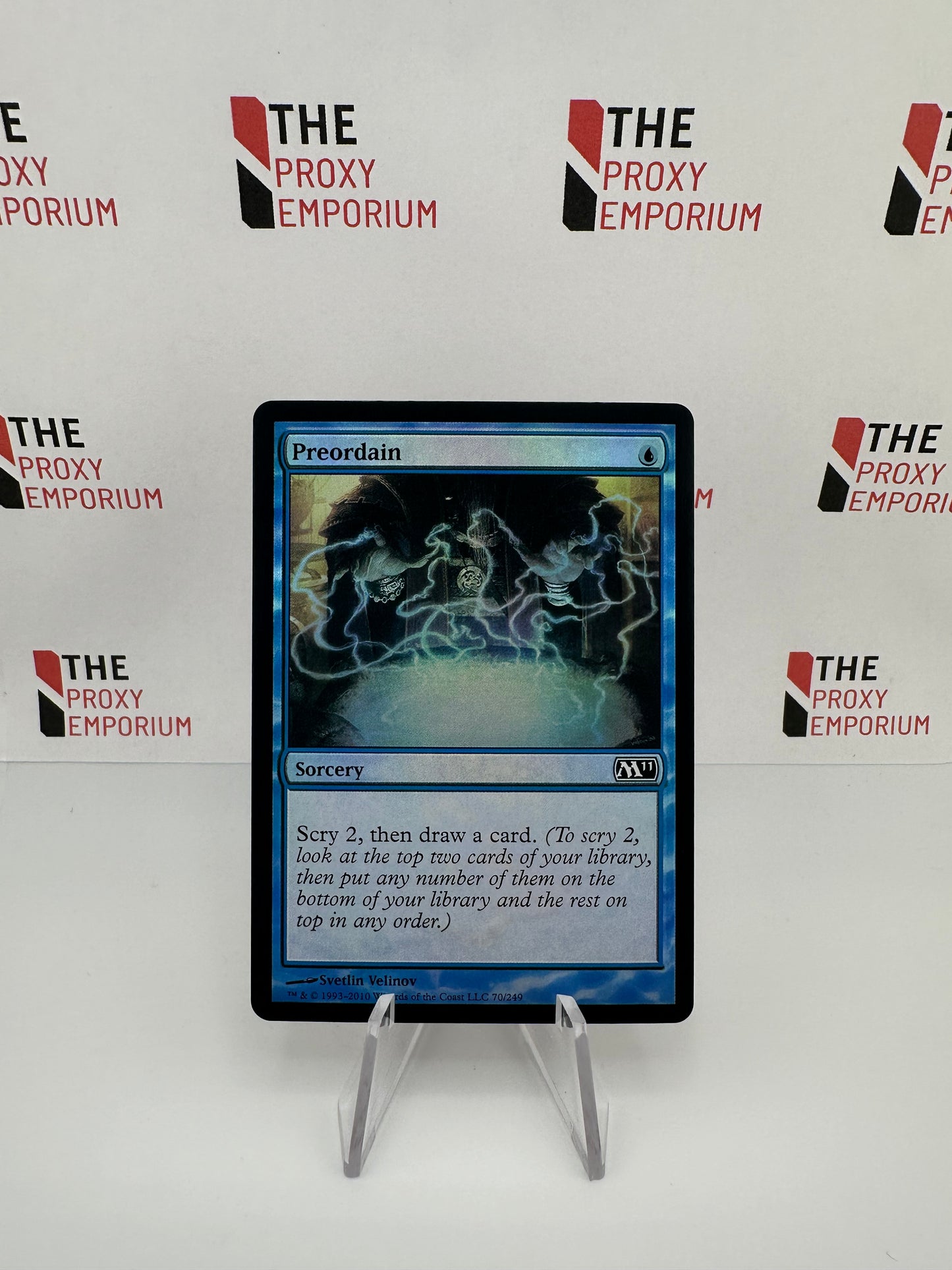 Preordain (FOIL) - Magic 2011 - Magic The Gathering Card