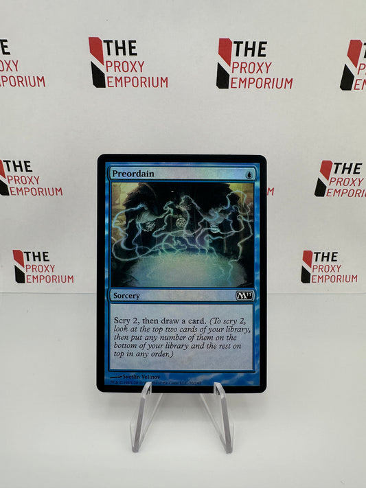 Preordain (FOIL) - Magic 2011 - Magic The Gathering Card