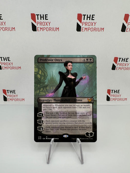 Professor Onyx (Borderless) - Strixhaven School of Mages - Magic The Gathering Card