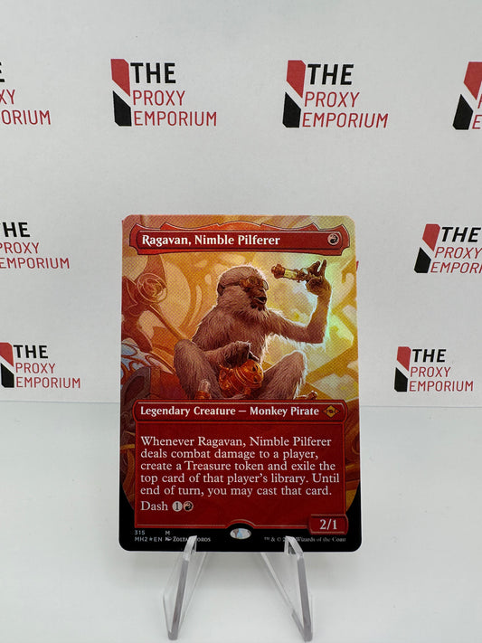 Ragavan, Nimble Pilferer (FOIL, Borderless) - Modern Horizons 2 - Magic The Gathering Card