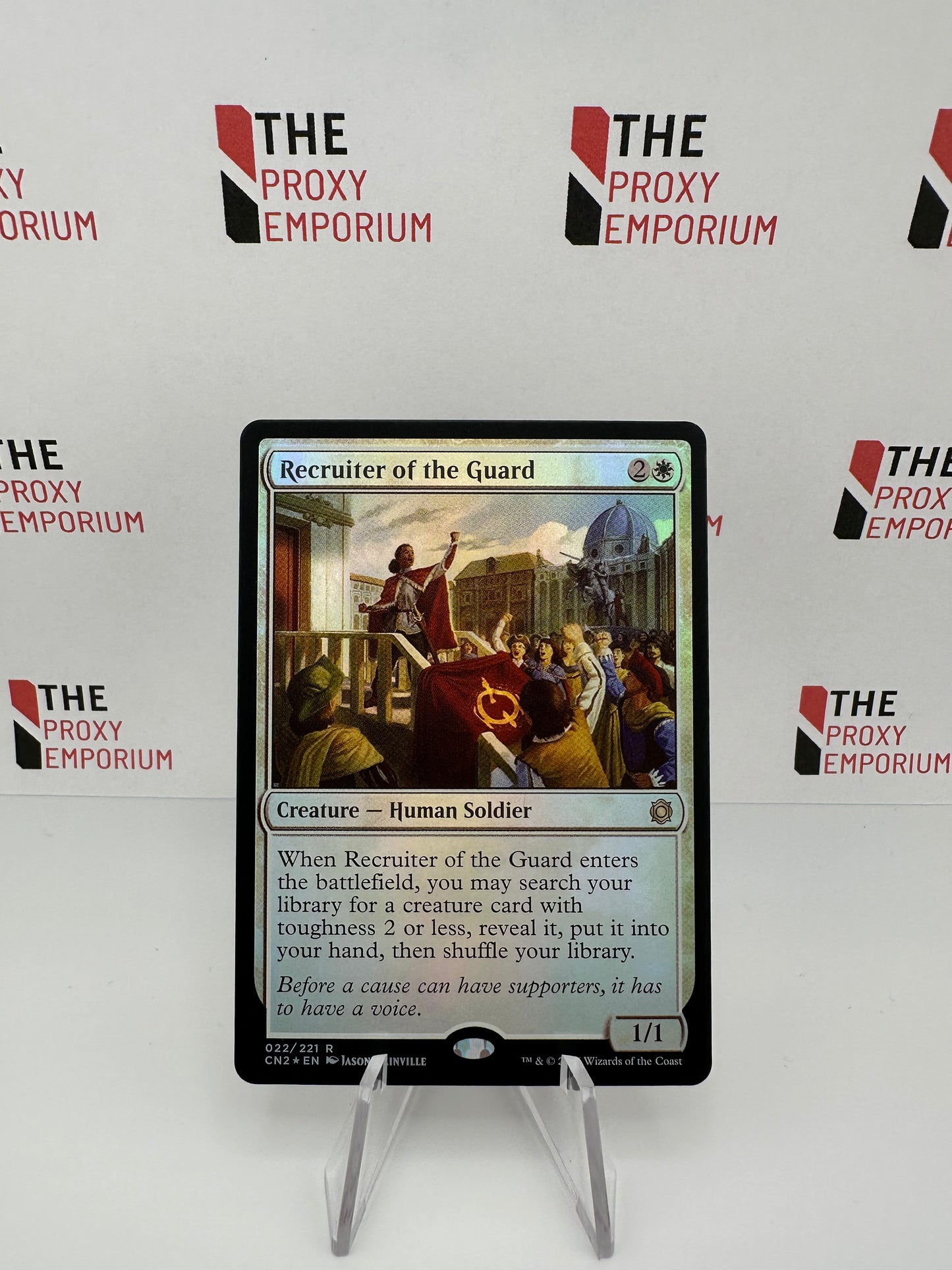 Recruiter of the Guard (FOIL) - Conspiracy Take the Crown - Magic The Gathering Card